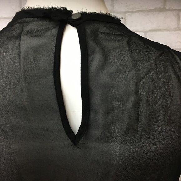 ‎Nicole Miller black/gold sequin top -- S - Picture 8 of 8